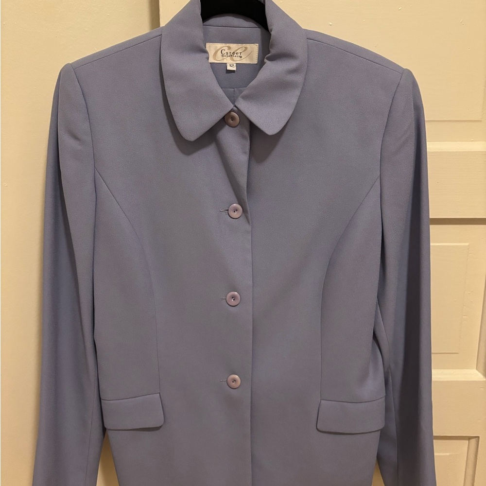 Career essentials  Purple Tailored Blazer Suit Jacket